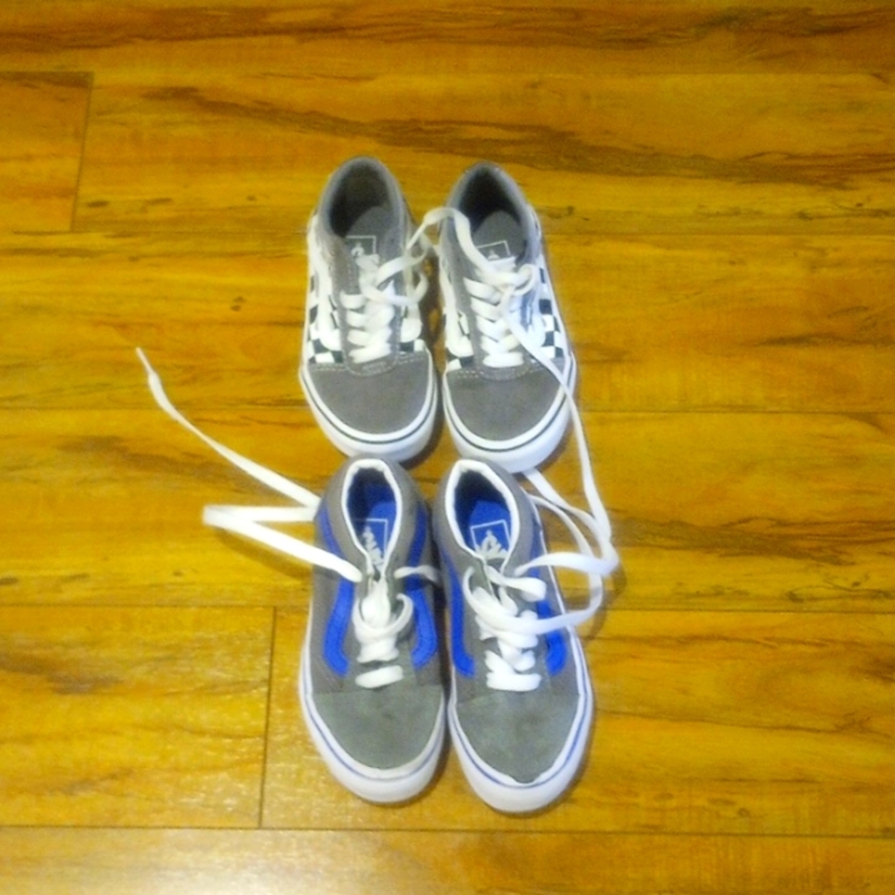 2 Pairs of Vans. Size 11C.